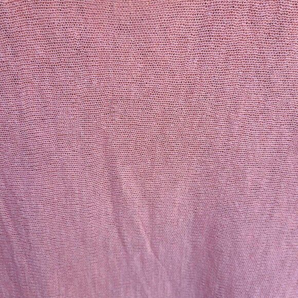 Eileen Fisher Coral Linen Tunic High Low Top size Medium - Picture 7 of 9